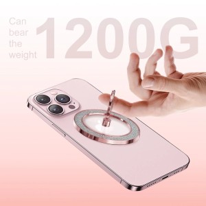 Factory Wholesale Ring Phone Holder, Fingertip Universal Metal Phone Holder, Fashionable Mini Minimalist Phone Holder